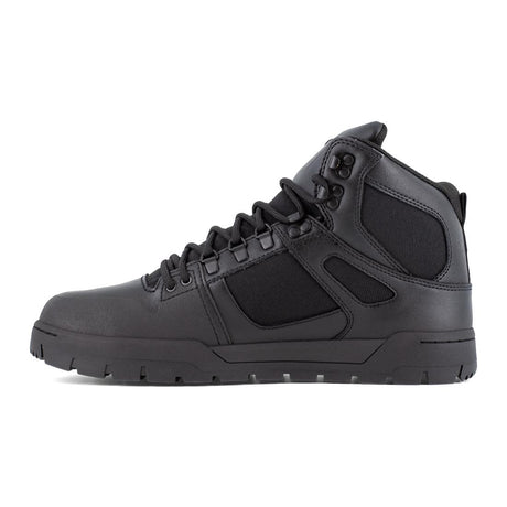Dc Shoes Pure Work Composite Toe Waterproof Mid‑Cut Boot w/ Met Guard – Black DC60604 Medial Image
