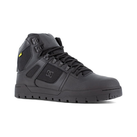 Dc Shoes Pure Work Composite Toe Waterproof Mid‑Cut Boot w/ Met Guard – Black DC60604 Image