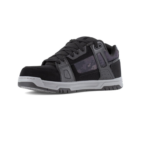 Dc Shoes Stag Work Composite Toe Work Shoe – Black/Camo DC60501 Heel Image