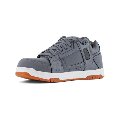 Dc Shoes Stag Work Composite Toe Work Shoe – Gray/Gum DC60502 Heel Image