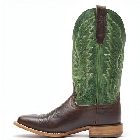 Durango Arena Pro Hickory and Shamrock Green Western Boot Side