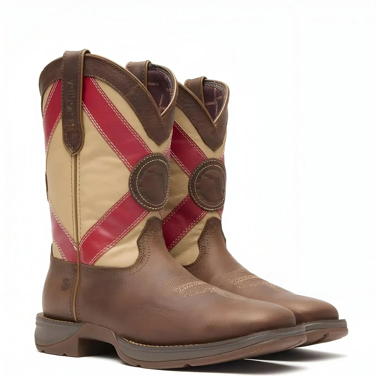Durango Rebel Florida State Flag Western Boot Side