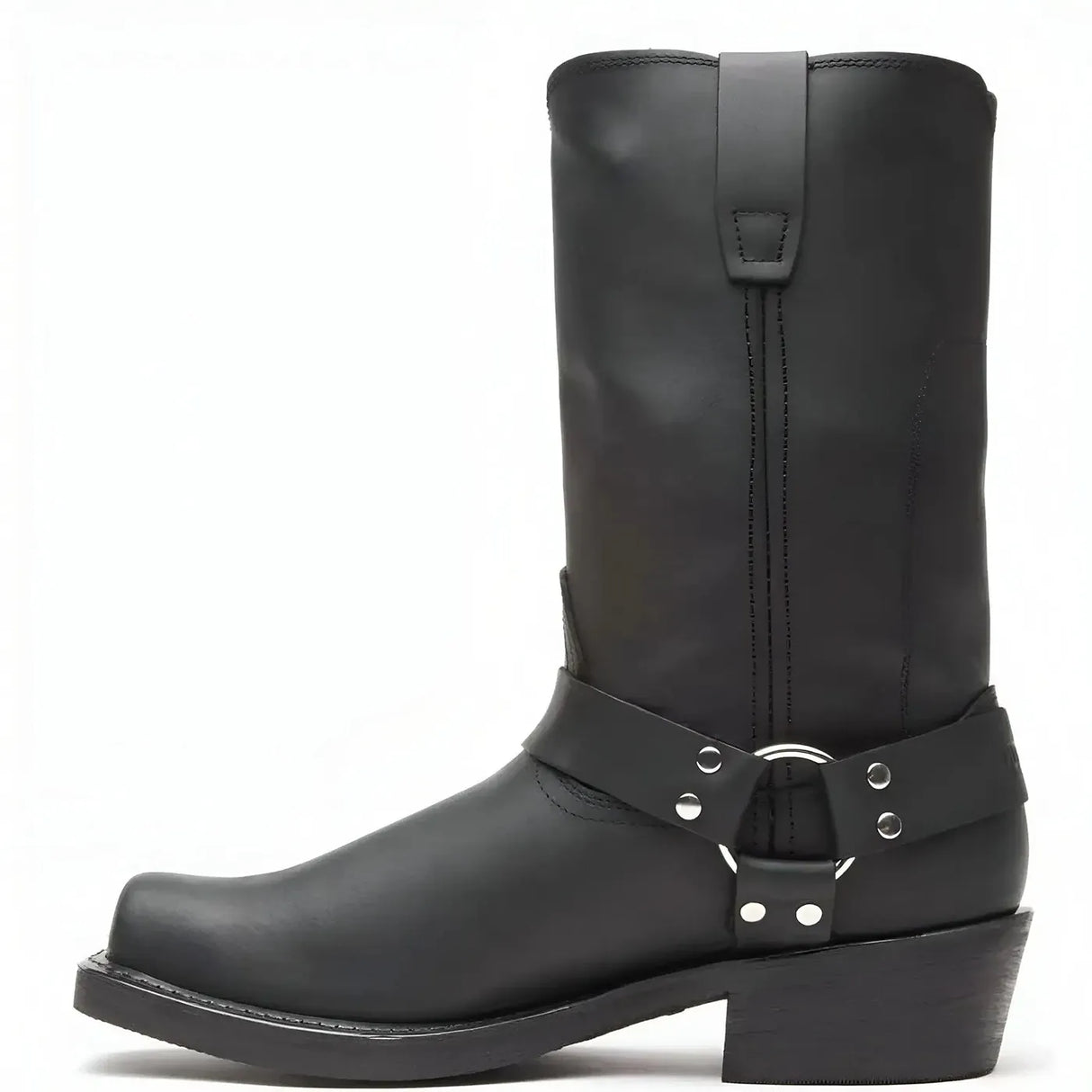 Durango Black Harness Boot Heel