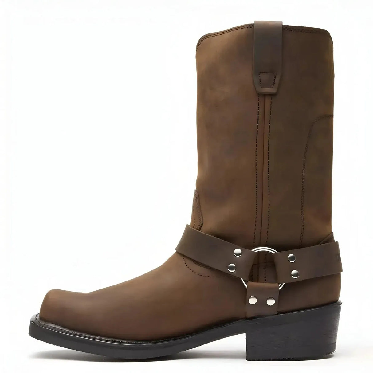 Durango Brown Harness Boot Side