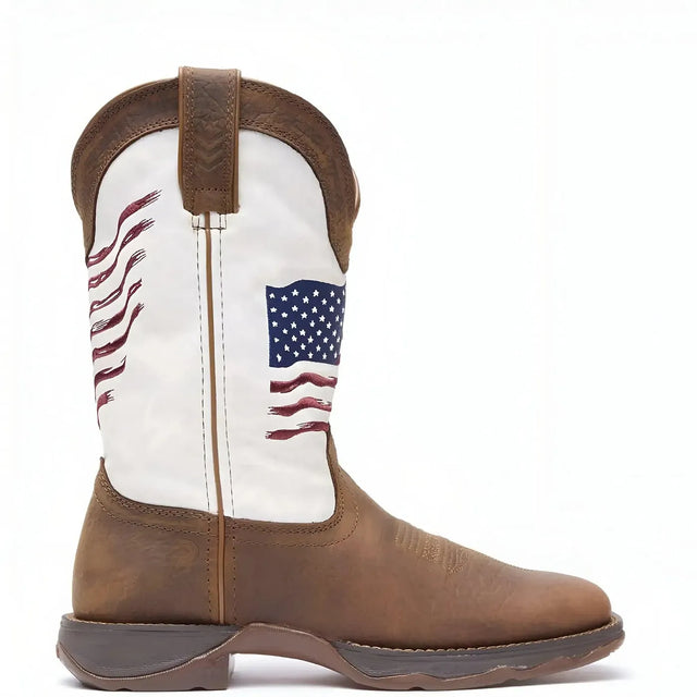 Durango Women’s Lady Rebel by Durango Distressed Flag Embroidery Western Boot Medial