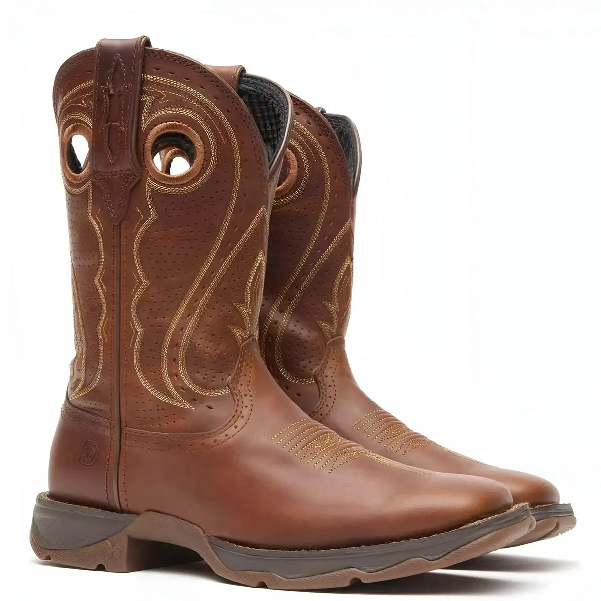 Durango Women’s Lady Rebel by Durango Chestnut Western Boot Heel