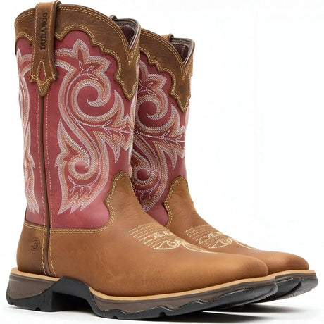 Durango Women’s Lady Rebel by Durango Red Western Boot Heel