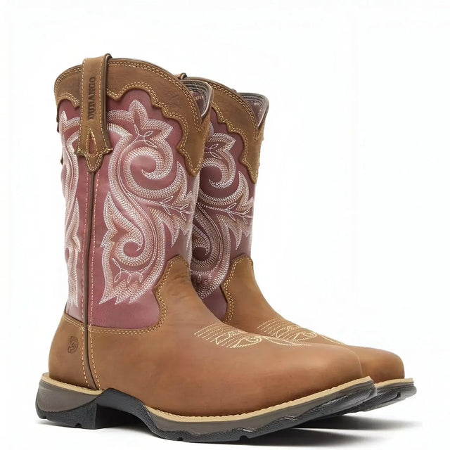 Durango Women’s Lady Rebel Work by Durango Waterproof Composite Toe Western Work Boot Medial
