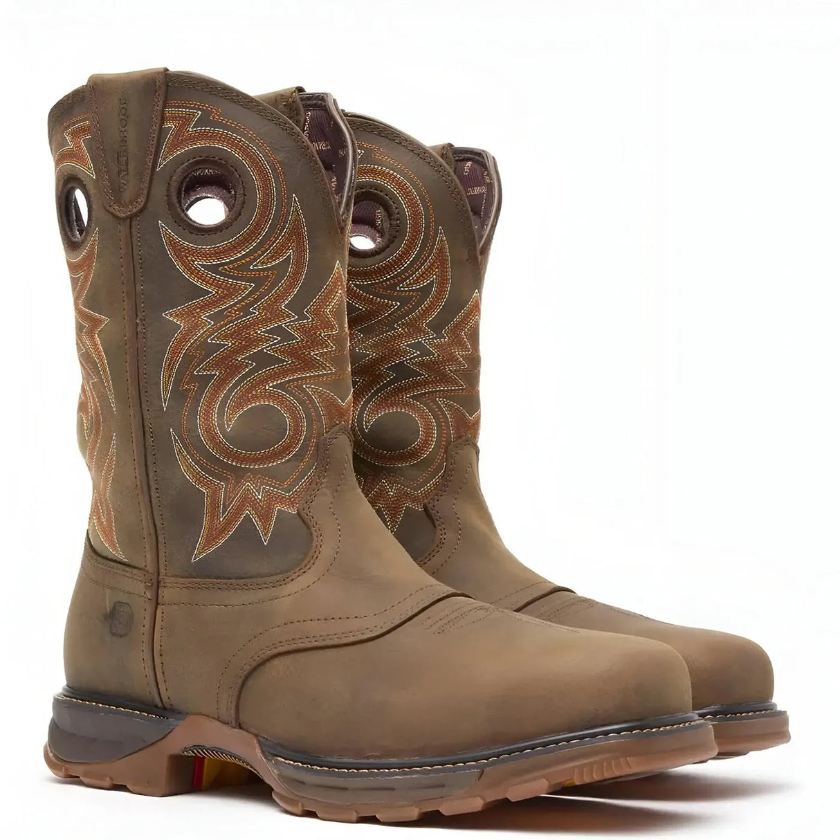 Durango Maverick XP Composite Toe Waterproof Western Work Boot Brown Cover