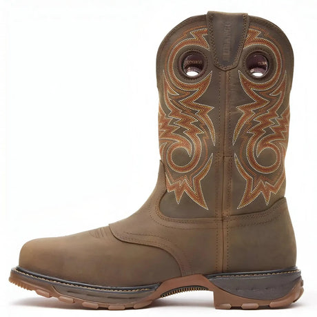 Durango Maverick XP Composite Toe Waterproof Western Work Boot Brown Side