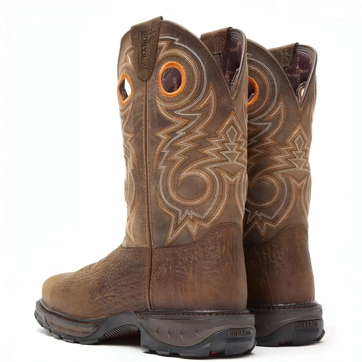 Durango Maverick XP Composite Toe Western Work Boot Heel