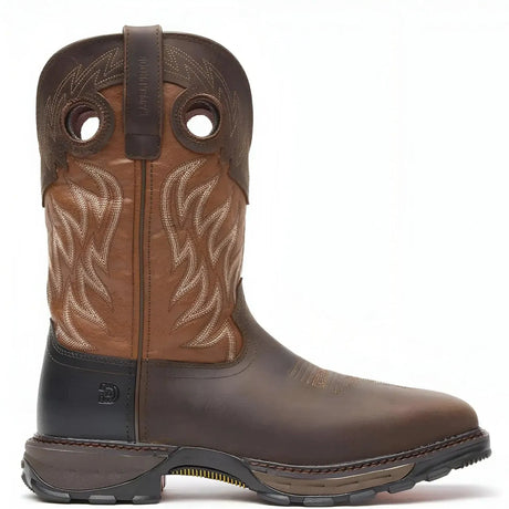 Durango Maverick XP Steel Toe Waterproof Western Work Boot Deep Brown Medial