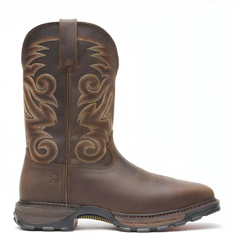 Durango Maverick XP Steel Toe Waterproof Western Work Boot Brown Medial