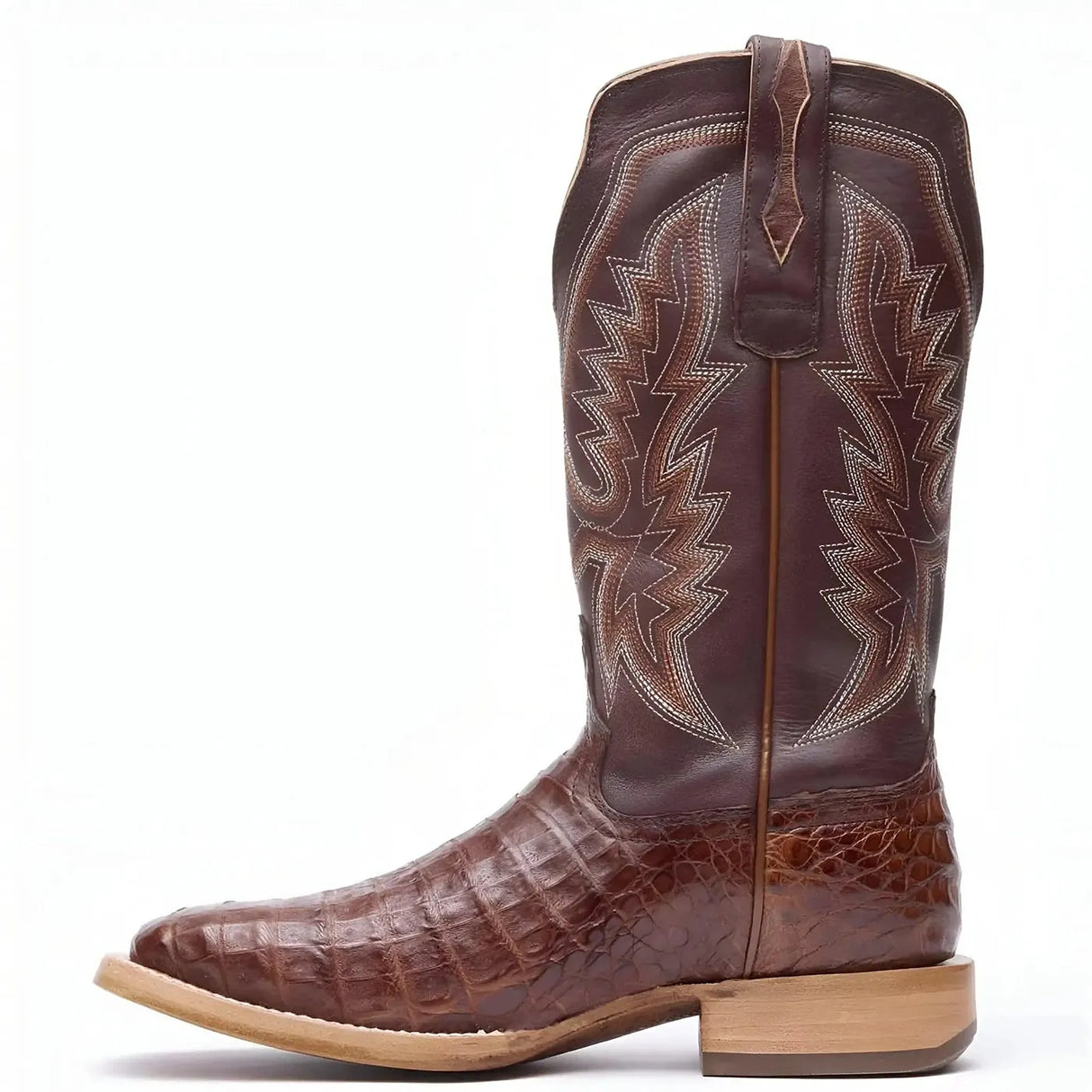 Durango PRCA Collection Caiman Belly Western Boot Heel