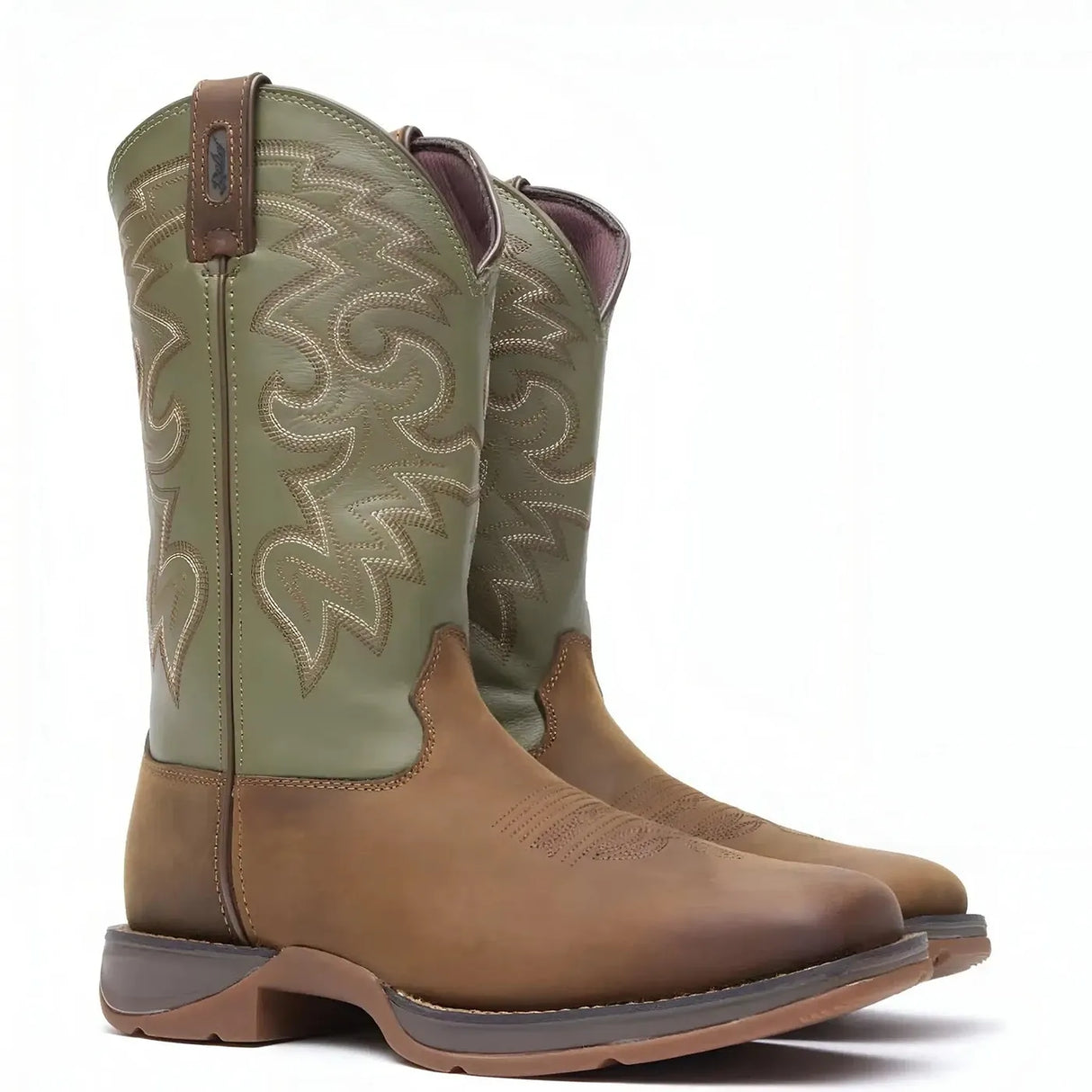 Durango Rebel Coffee & Cactus Pull-On Western Boot Cover