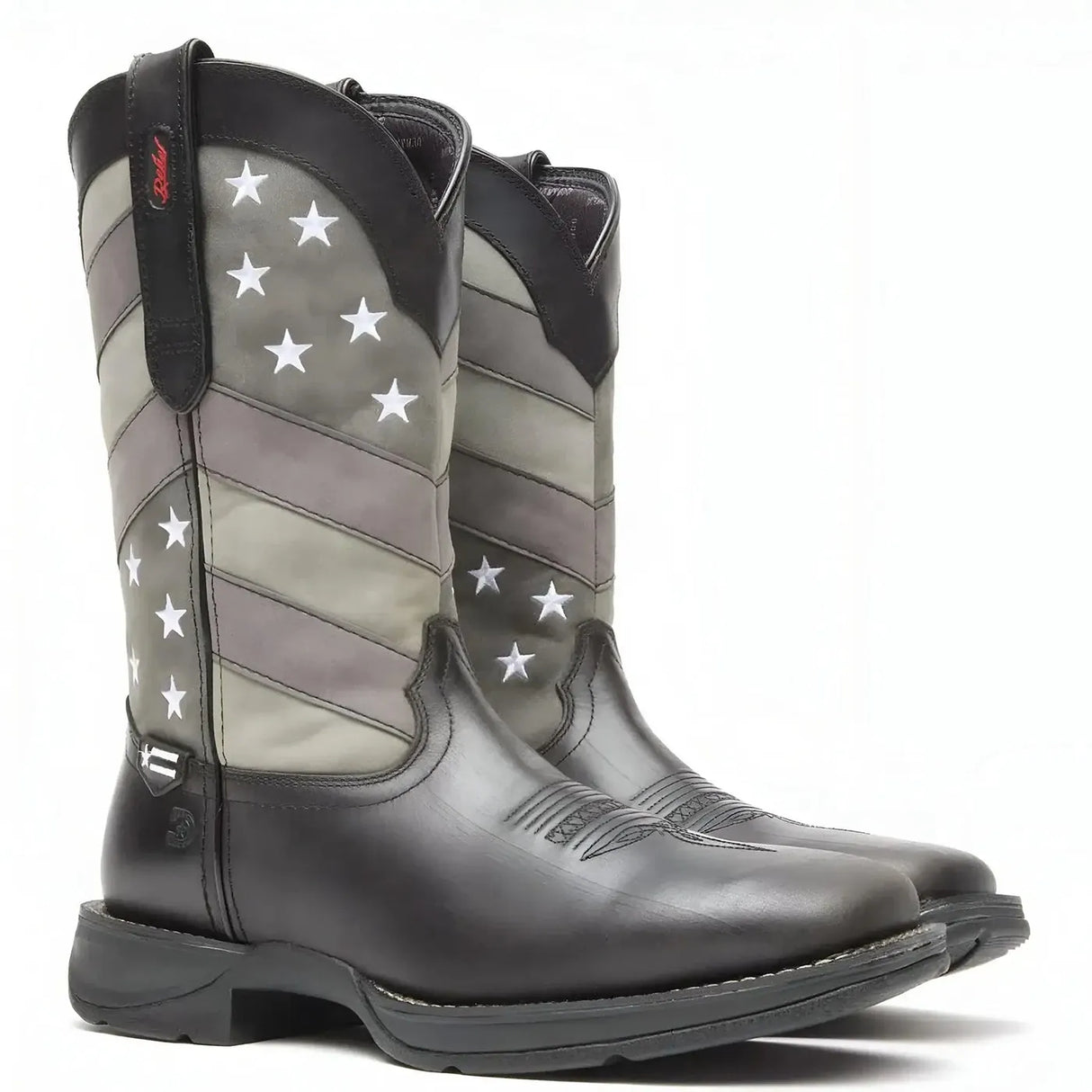 Durango Rebel Faded Black Flag Western Boot Cover