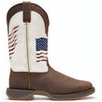 Durango Rebel Distressed Flag Embroidery Western Boot Medial