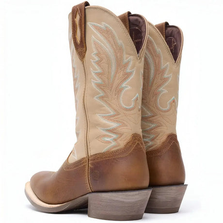 Durango Rebel Pro Golden Brown & Bone Western Boot Side