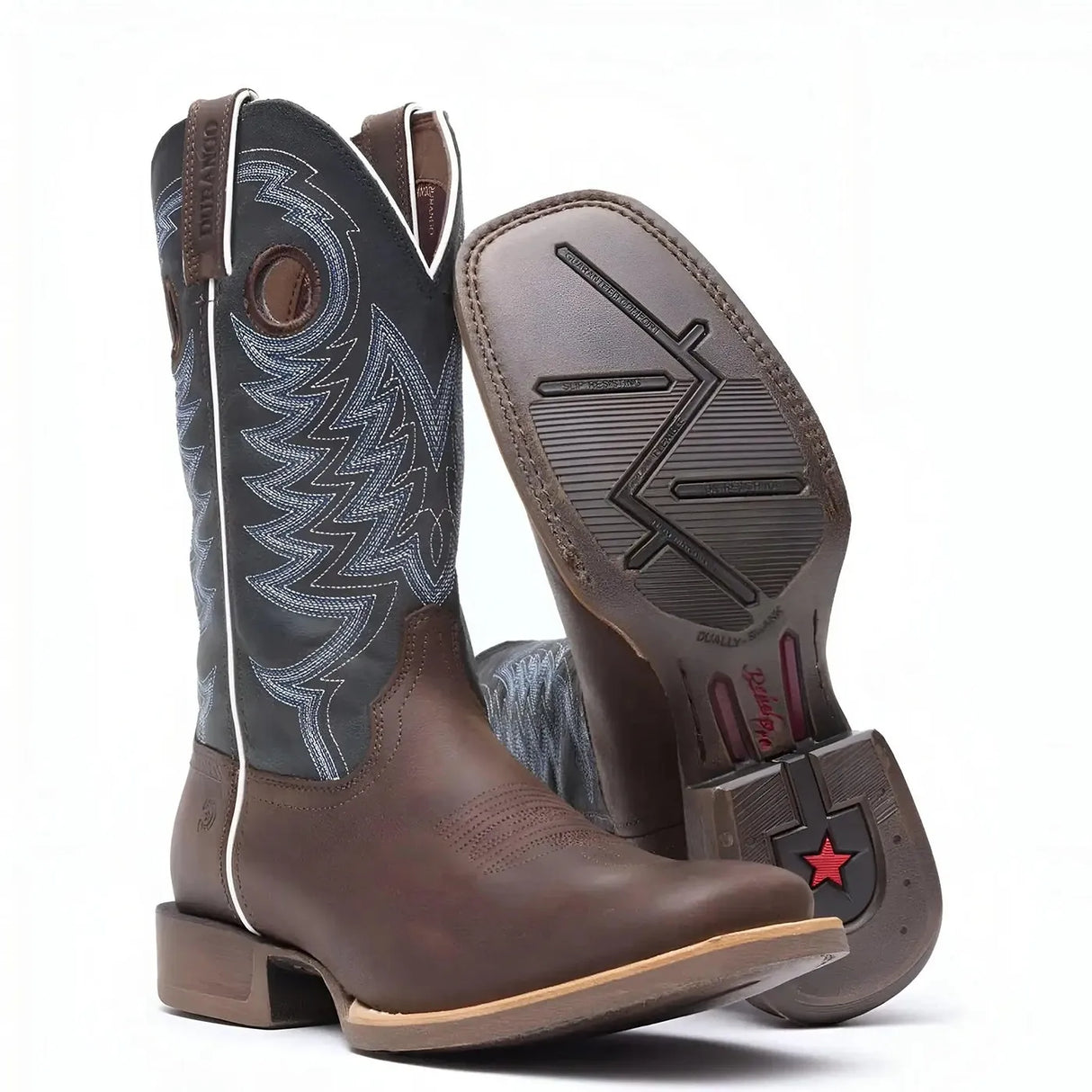 Durango Rebel Pro Denim Blue Western Boot Side