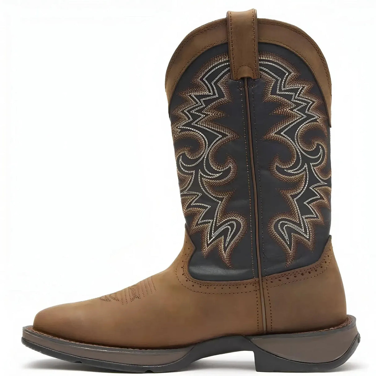 Durango Rebel Pull-on Western Boot Chocolate And Midnight Heel