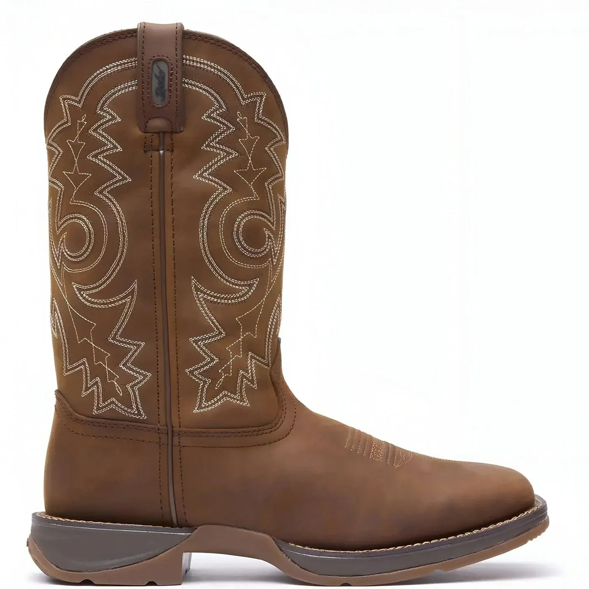 Durango Rebel Pull-On Western Boot Brown Medial