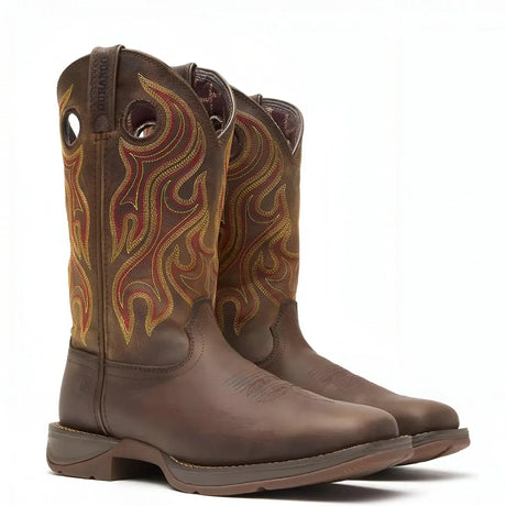 Durango Rebel Western Boot Dark Chestnut Heel