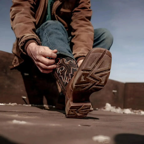 Durango Rebel with InsulKul Western Boot Heel