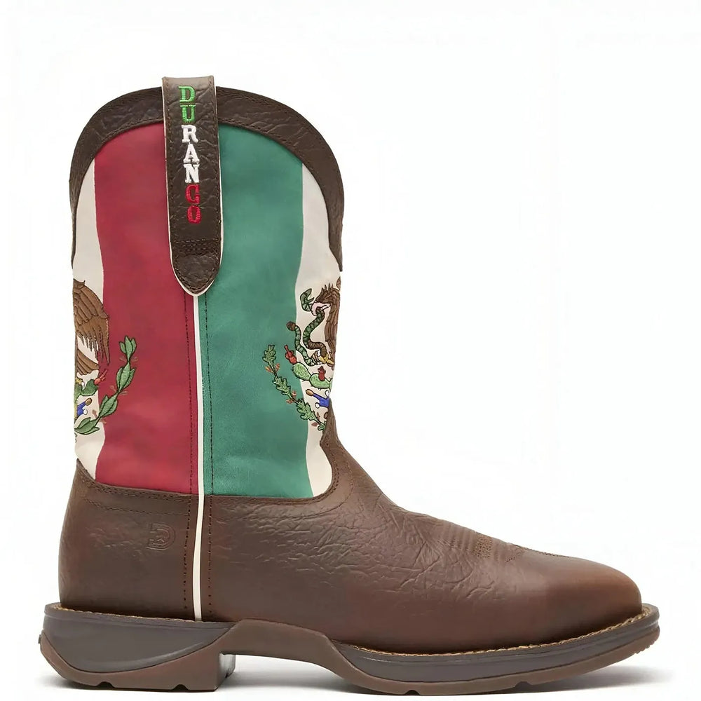 Durango Rebel Steel Toe Mexico Flag Western Boot Medial