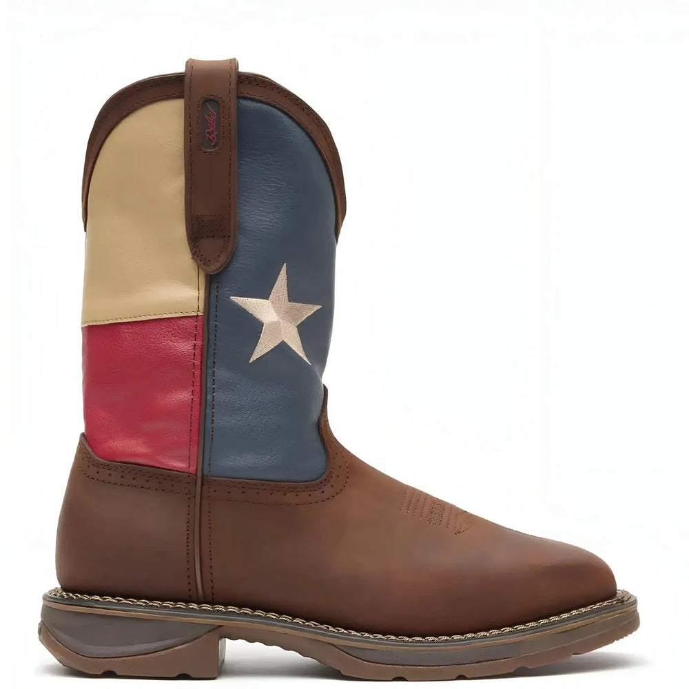 Durango Rebel Steel Toe Texas Flag Western Boot Medial