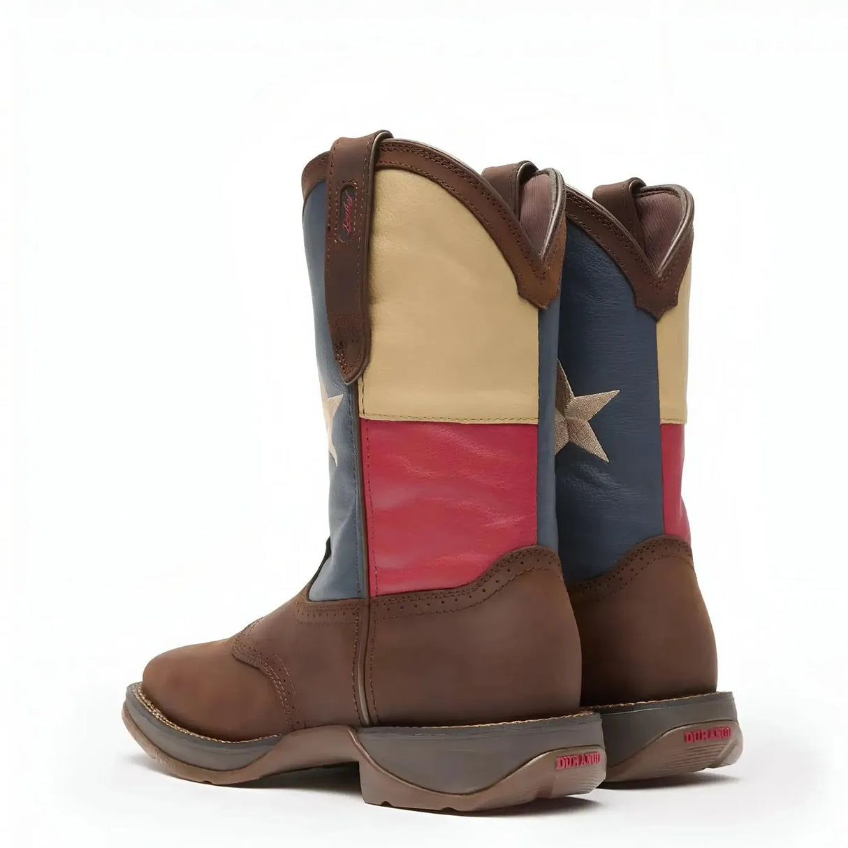 Durango Rebel Texas Flag Western Boot Heel