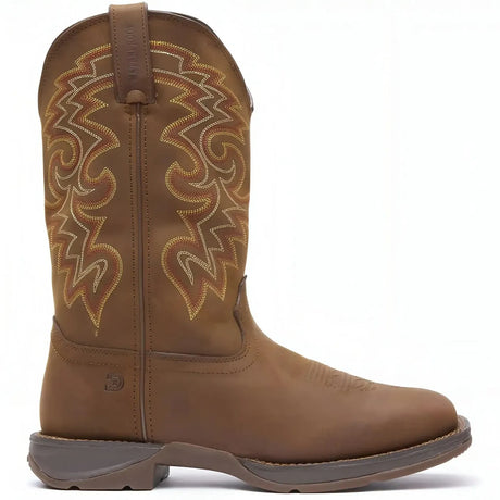 Durango Rebel Waterproof Russet Western Boot Medial