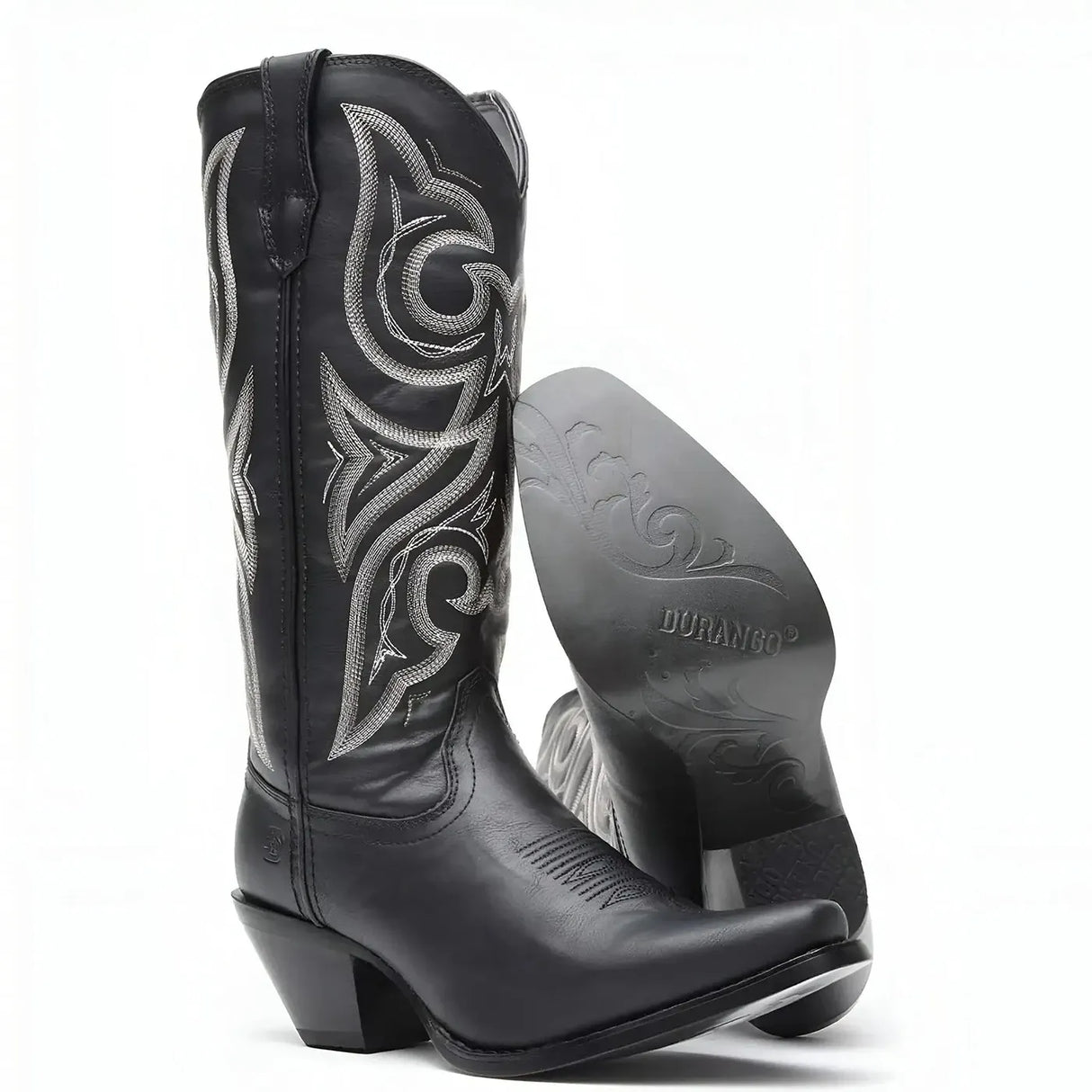 Durango Women's Crush by Durango Black Beauty Western Boot Side
