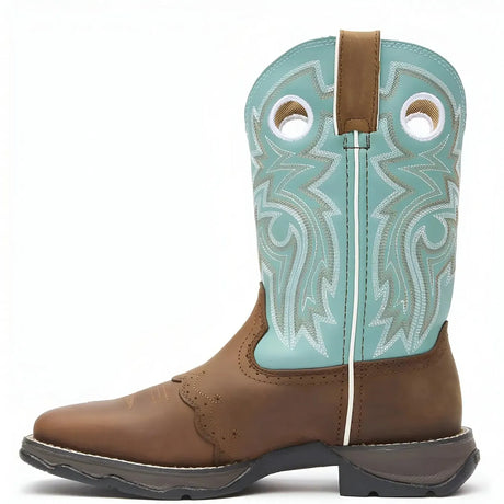 Durango Women’s Lady Rebel by Durango Powder n’ Lace Saddle Western Boot Side