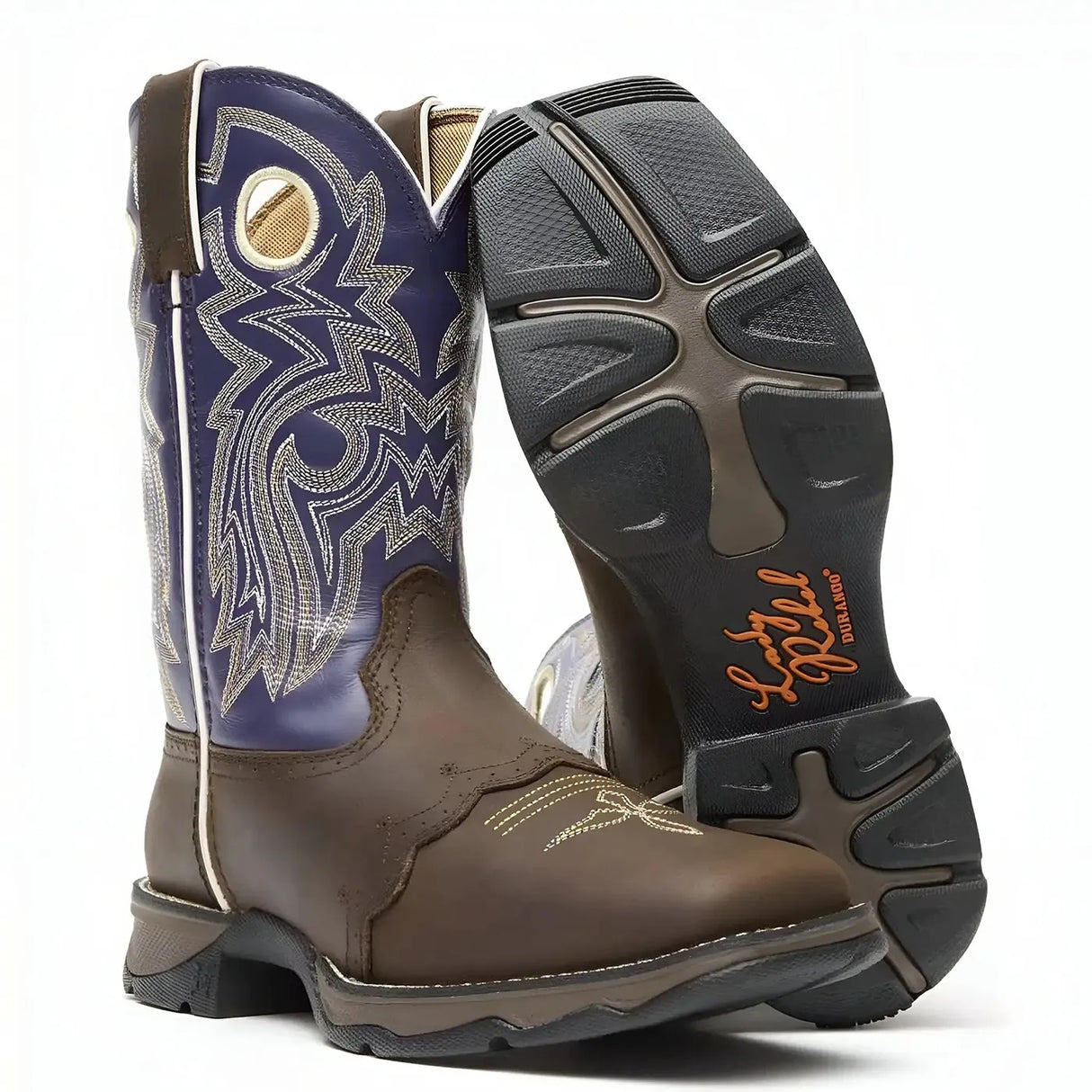 Durango Women’s Lady Rebel by Durango Twilight n’ Lace Saddle Western Boot Heel