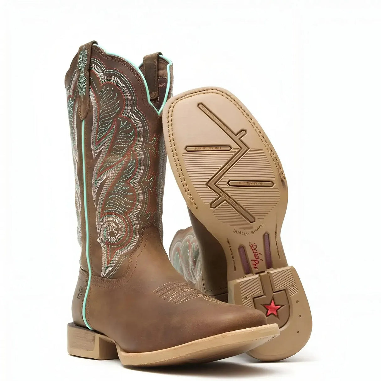 Durango Women's Durango Lady Rebel Pro Juniper Brown Western Boot Side