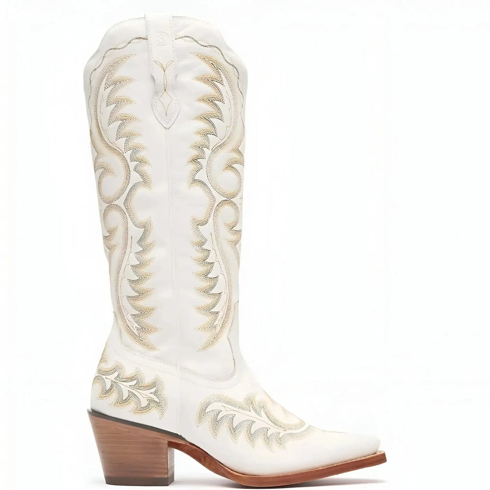 Durango Women’s Durango Crush Tall Western Boot Ivory Medial