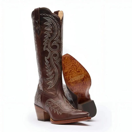 Durango Women’s Durango Crush Tall Western Boot Mahogany Side