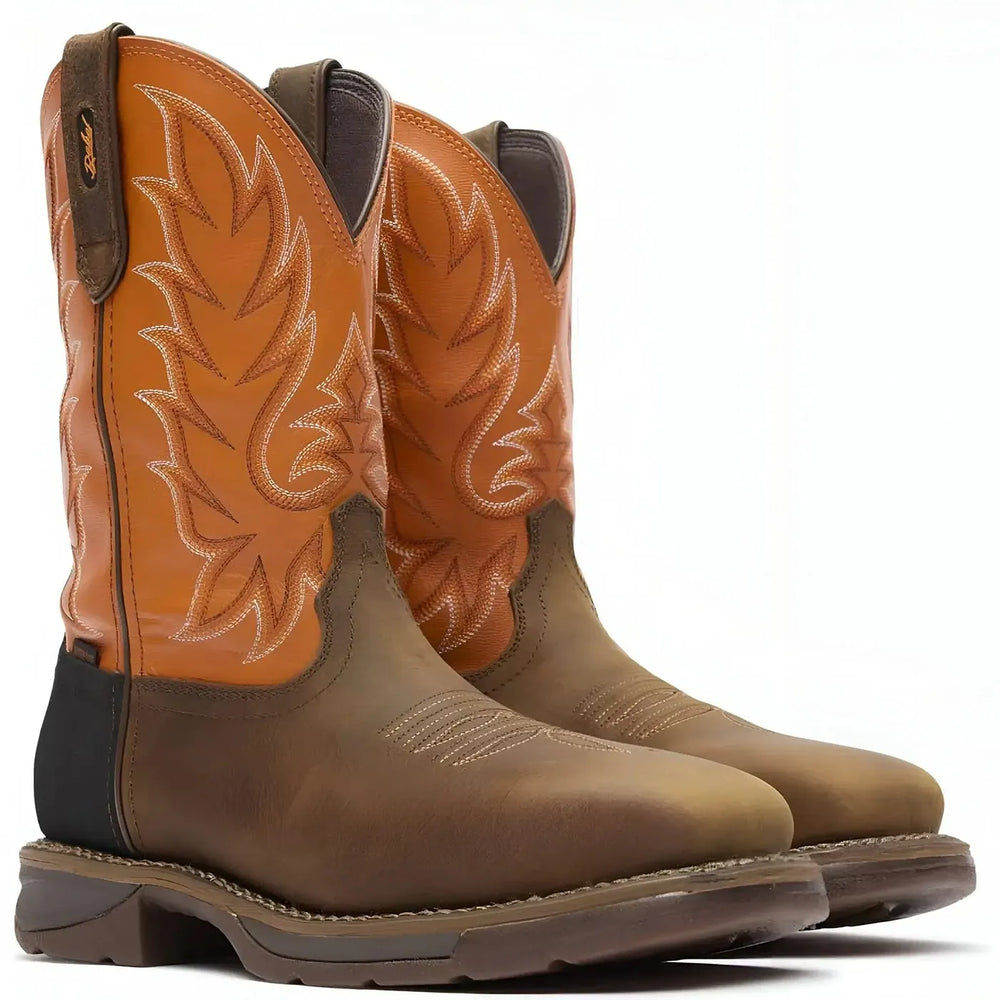 Durango Workin’ Rebel Steel Toe Waterproof with InsulKul Work Boot Heel