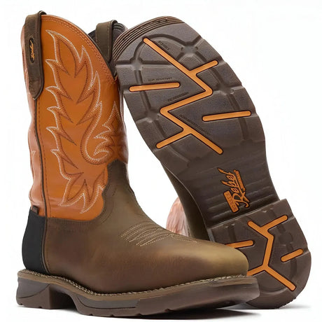 Durango Workin’ Rebel Steel Toe Waterproof with InsulKul Work Boot Side