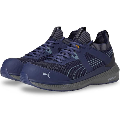 Puma Safety Turbo Navy Composite Toe Mid Work Shoes – Grey image view 7
