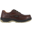 Florsheim Compadre Composite-Toe Oxford Work Shoe Dark Brown Profile View