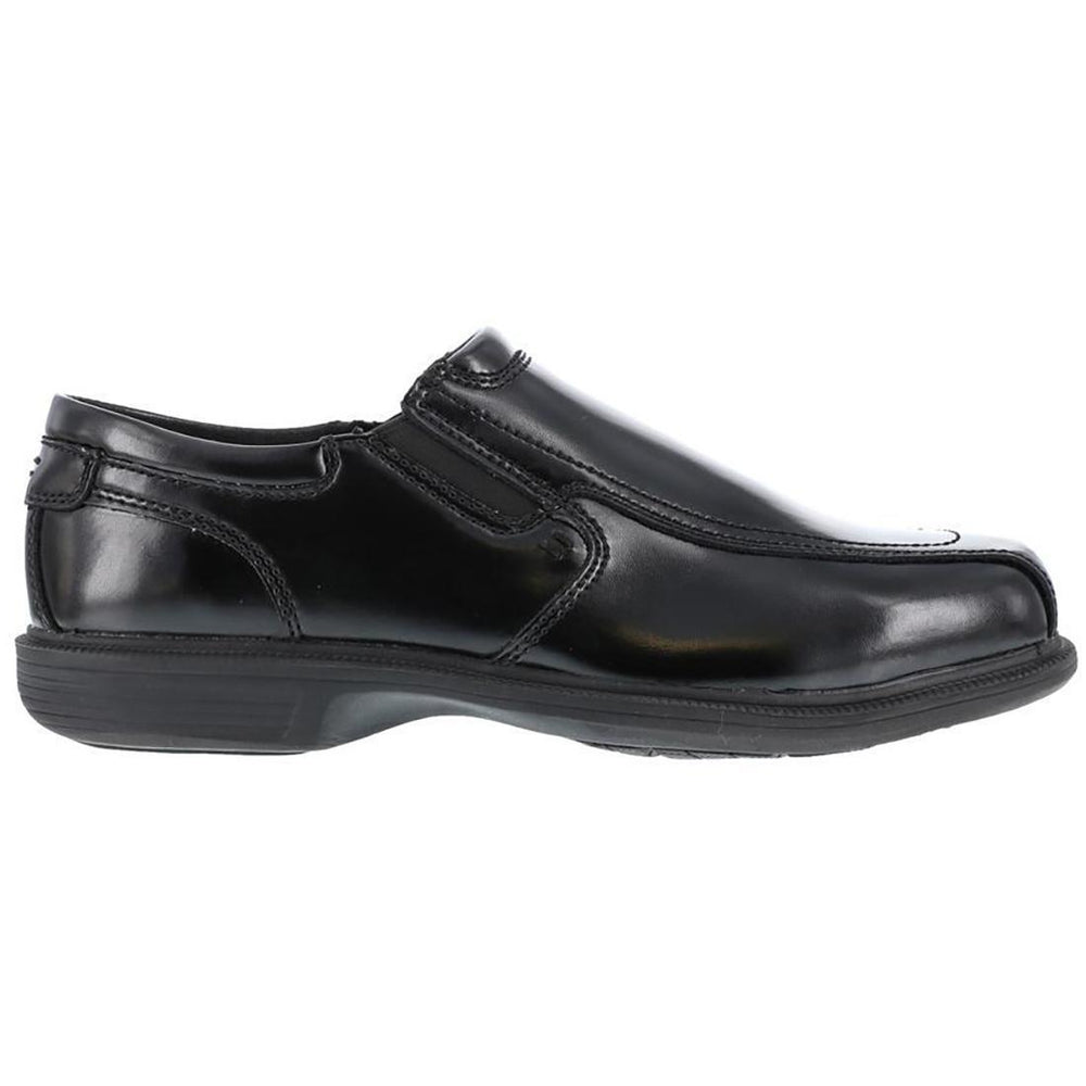 Florsheim Coronis Steel-Toe Slip On Dress Work Shoe Black Profile View