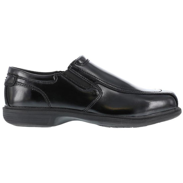 Florsheim Coronis Steel-Toe Slip On Dress Work Shoe Black Profile View