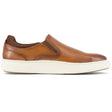 Florsheim Premier Steel-Toe Casual Slip On Work Shoe Brown Profile View