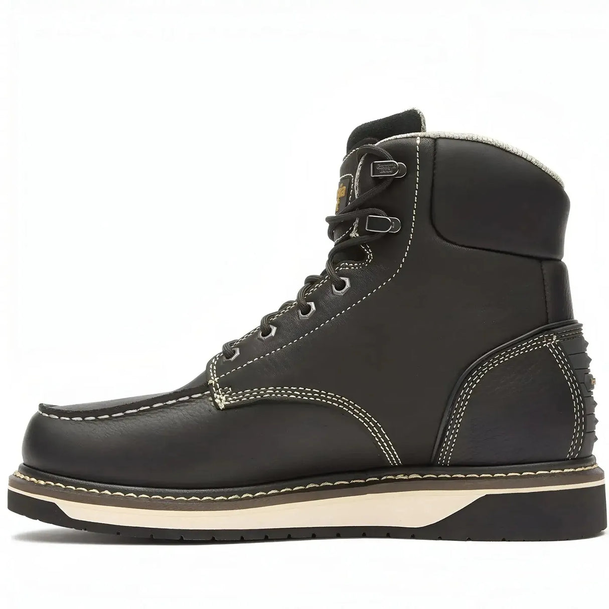 Georgia Boot AMP LT Wedge Waterproof Moc-Toe Work Boot Black Side