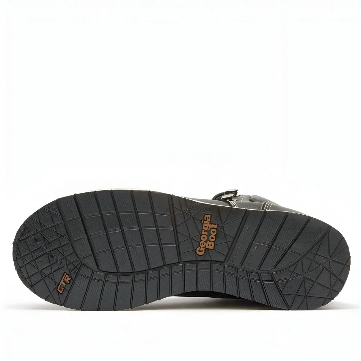 Georgia Boot AMP LT Wedge Waterproof Moc-Toe Work Boot Black Sole