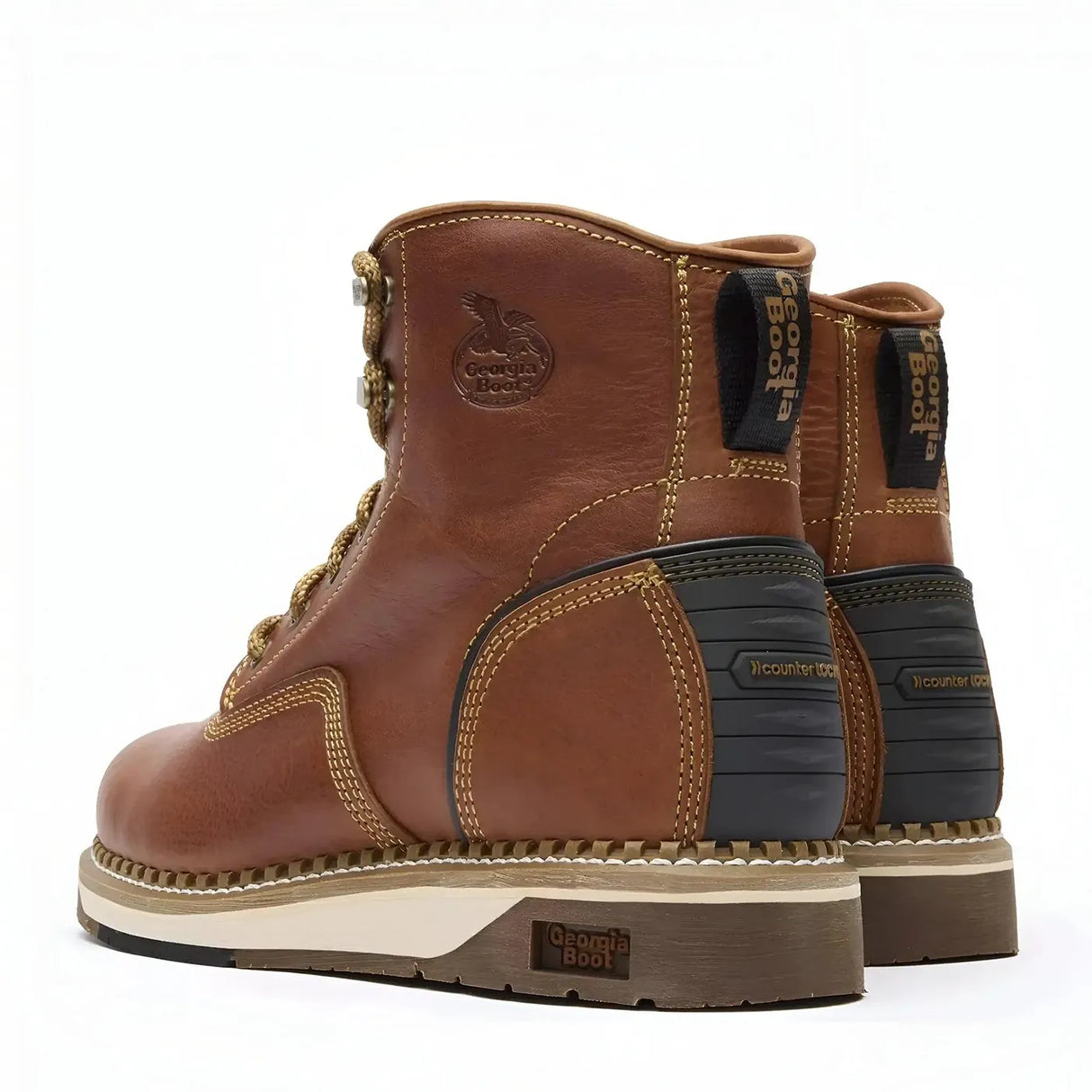 Georgia Boot AMP LT Wedge Work Boot Heel