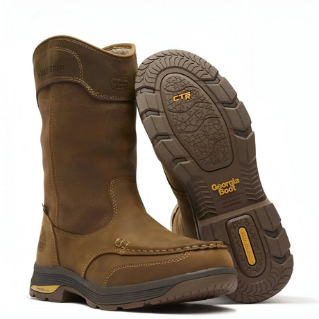 Georgia Boot Athens SuperLyte Waterproof Wellington Pull-On Boot Sole