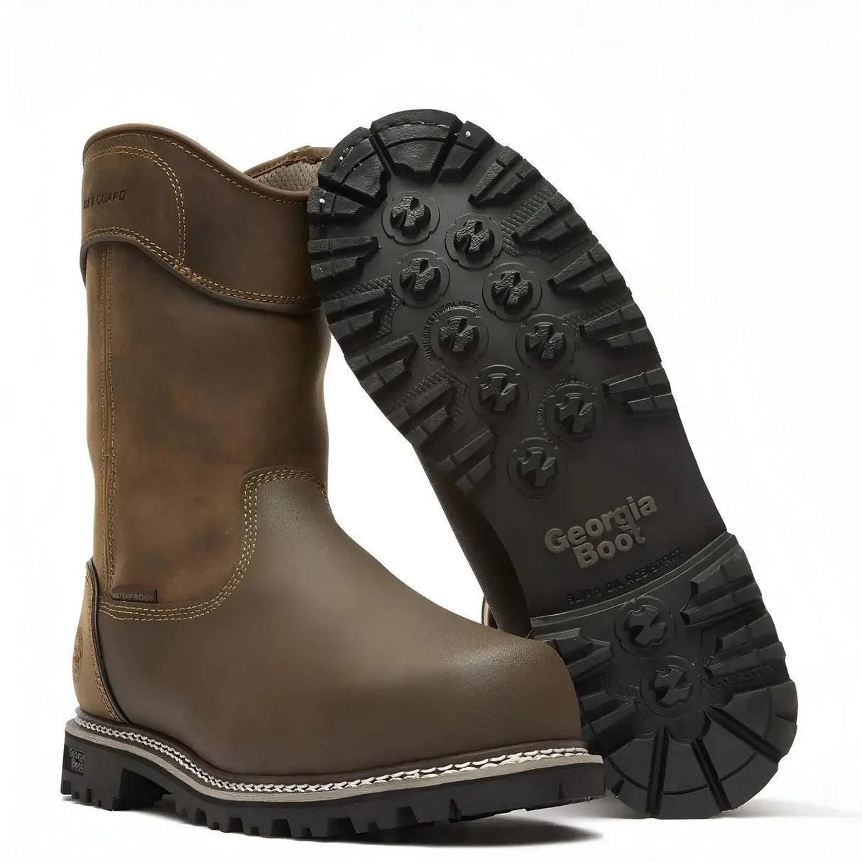 Georgia Boot Men's Brute Met Guard Composite Toe Waterproof Work Boot Sole