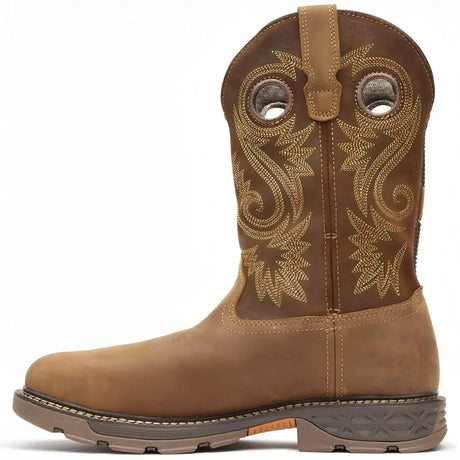 Georgia Boot Carbo-Tec FLX Alloy Toe Waterproof Pull-on Work Boot Brown Side